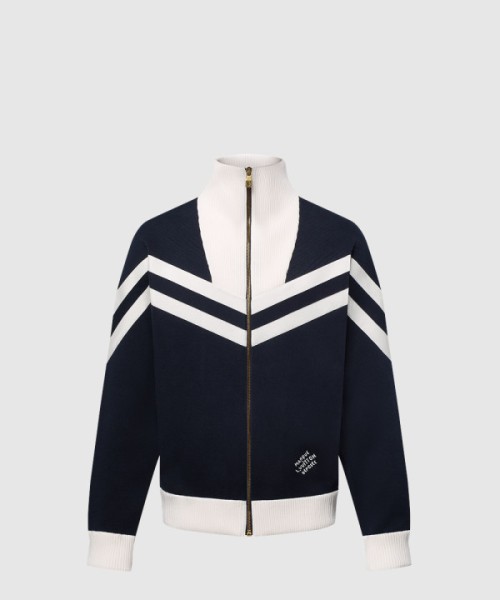 루이비통 니티드 코튼 세일러 블루종