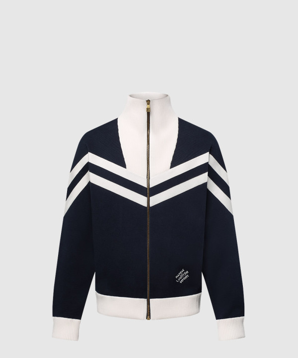 루이비통 니티드 코튼 세일러 블루종