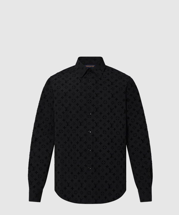 루이비통 모노그램 플록크 셔츠