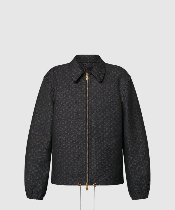 루이비통 코튼 블렌드 블루종