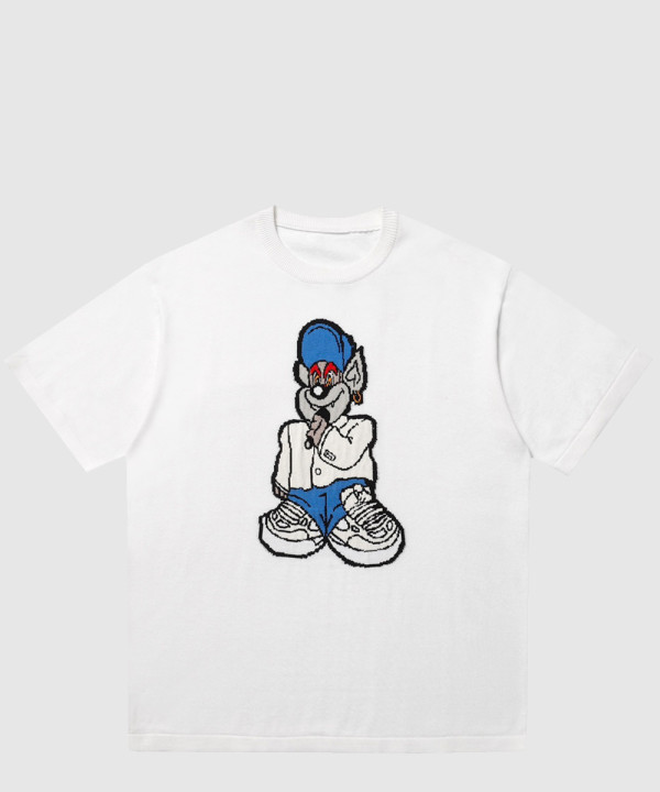 루이비통 로고 프린트 반팔