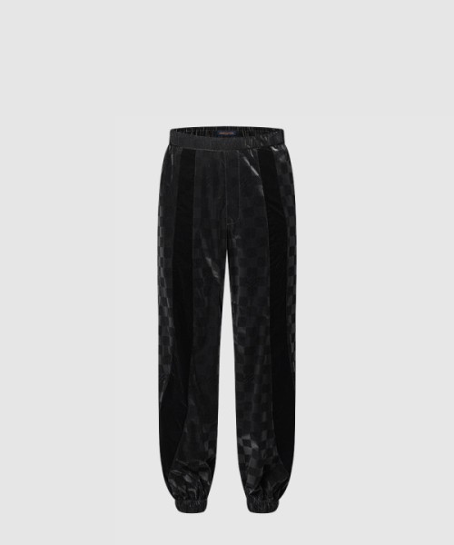 루이비통 플록드 다미에 테크니컬 트랙 팬츠