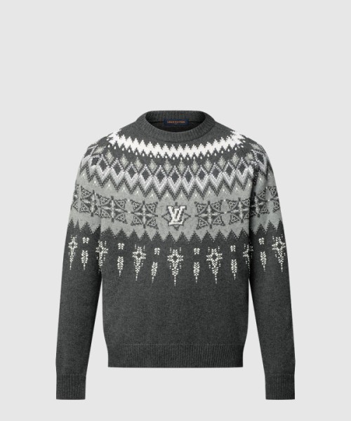 루이비통 엠벨리시드 울 캐시미어 블렌드 풀오버
