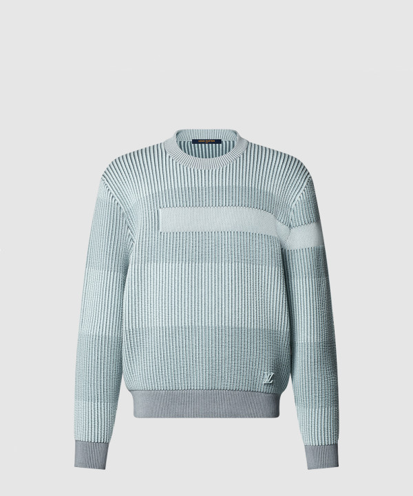 루이비통 자카드 코튼 크루넥