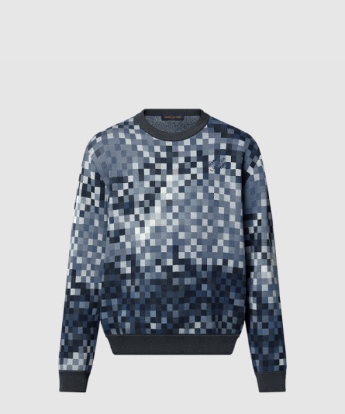 루이비통 프린트 니트 톱