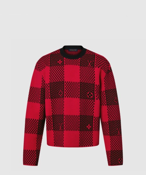 루이비통 다미에 울 크루넥