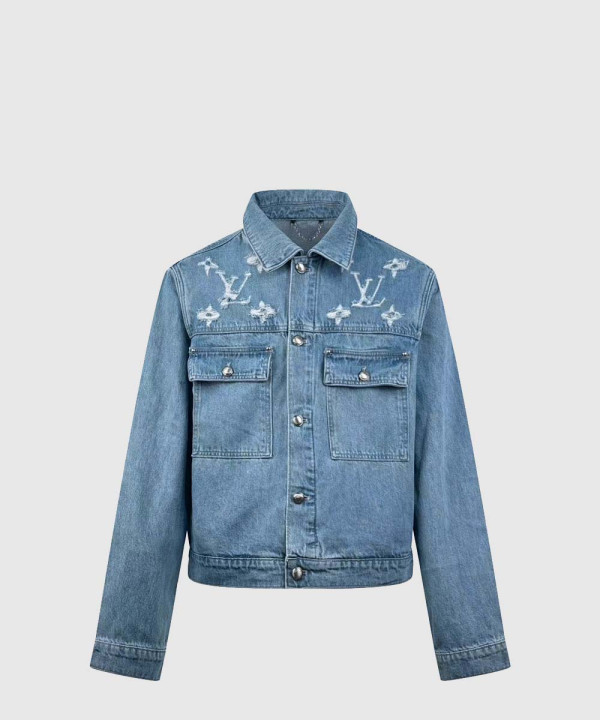 루이비통 데님 트러커 재킷
