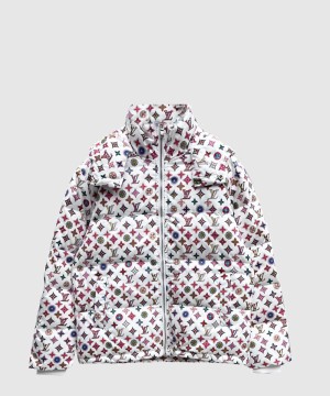 루이비통 로고 쇼트 코트