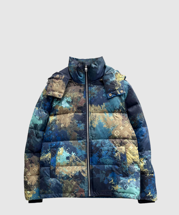 루이비통 로고 쇼트 코트