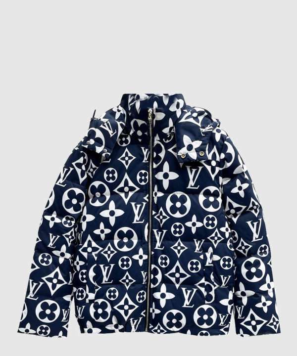루이비통 로고 쇼트 코트