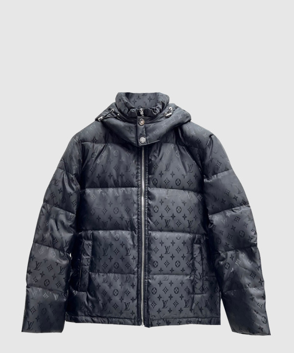 루이비통 로고 쇼트 코트