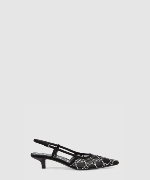 구찌 GG 스트랩 힐 675829