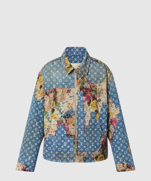 루이비통 디스트로이드 워크웨어 데님 재킷