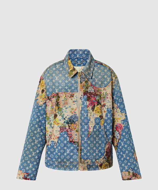 루이비통 디스트로이드 워크웨어 데님 재킷