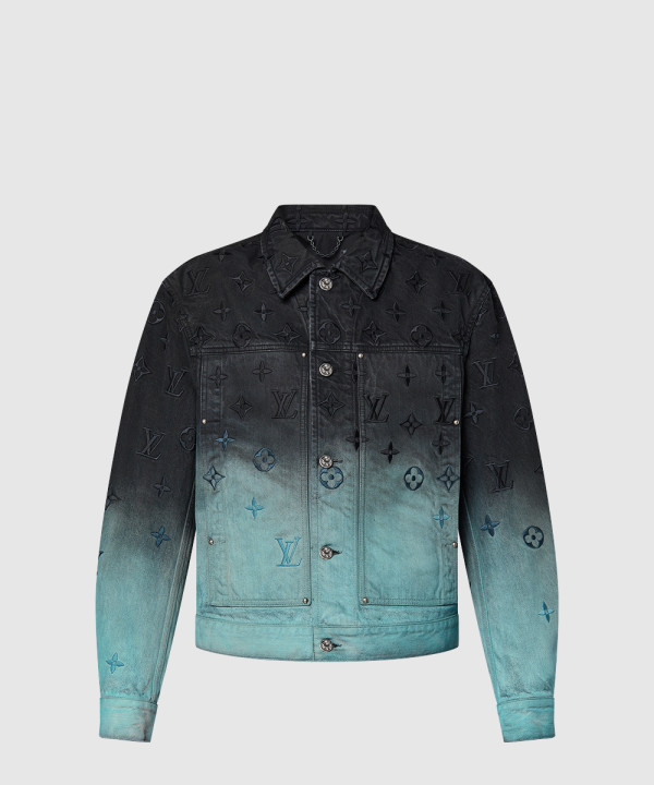 루이비통 모노그램 자수 데님 재킷