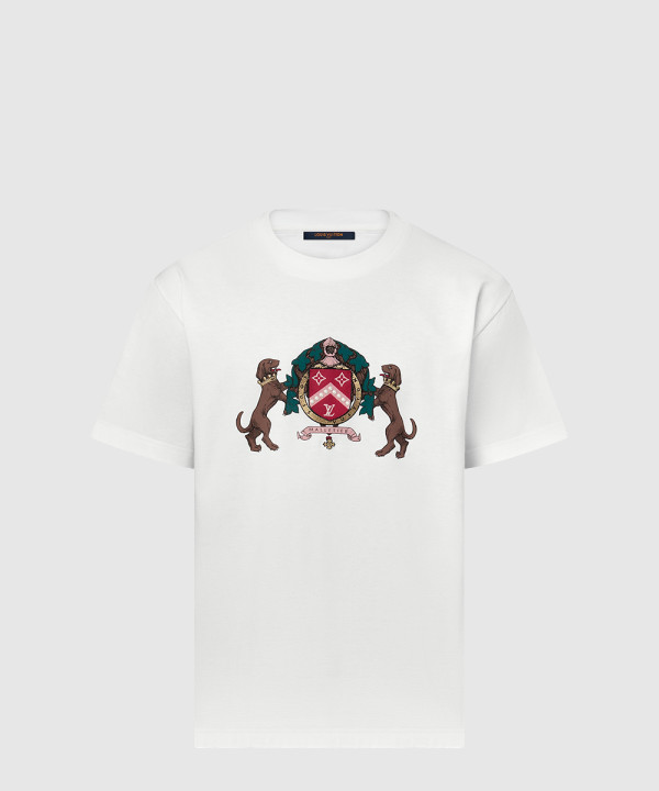 루이비통 엠벨리시드 코튼 티셔츠