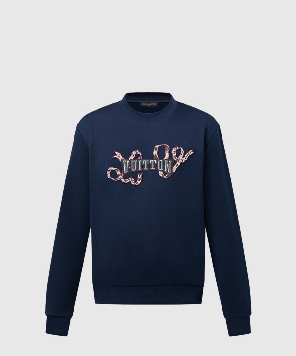 루이비통 엠브로이더드 코튼 크루넥
