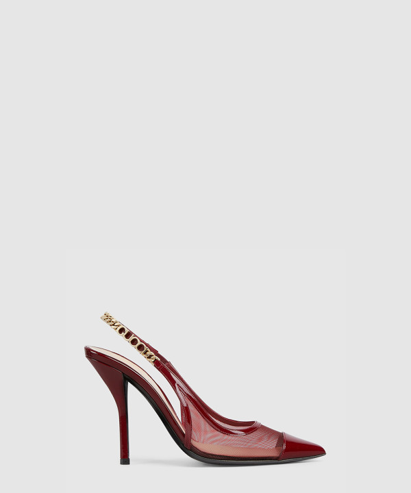 구찌 시뇨리아 슬링백 펌프스 816636