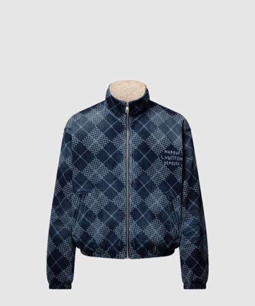 루이비통 데님 플리스 블루종