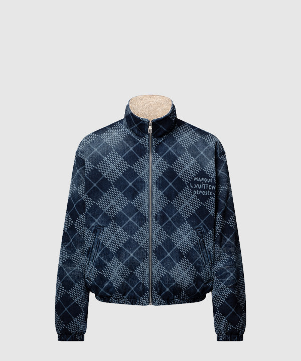 루이비통 데님 플리스 블루종