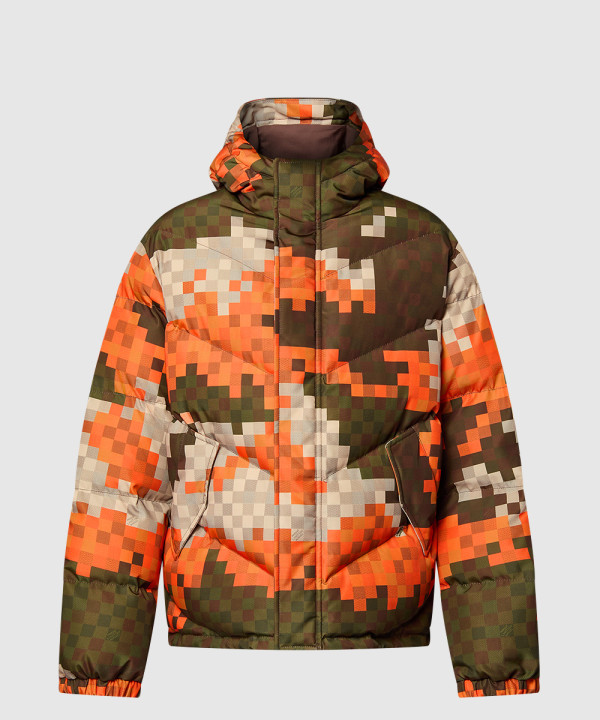 루이비통 로고 쇼트 코트