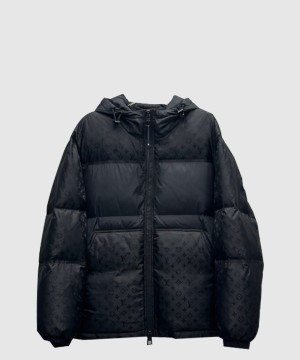 루이비통 로고 쇼트 코트