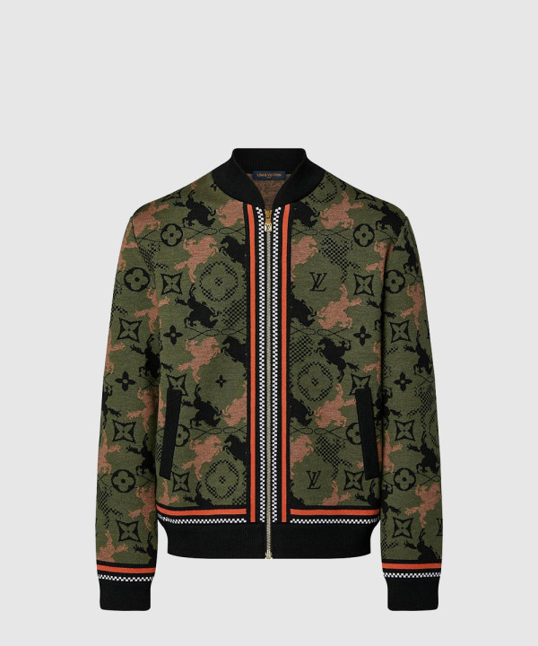 루이비통 로고 쇼트 코트