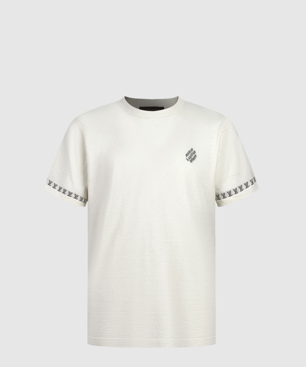 루이비통 로고 프린트 반팔