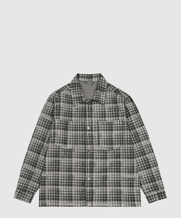 루이비통 로고 쇼트 코트