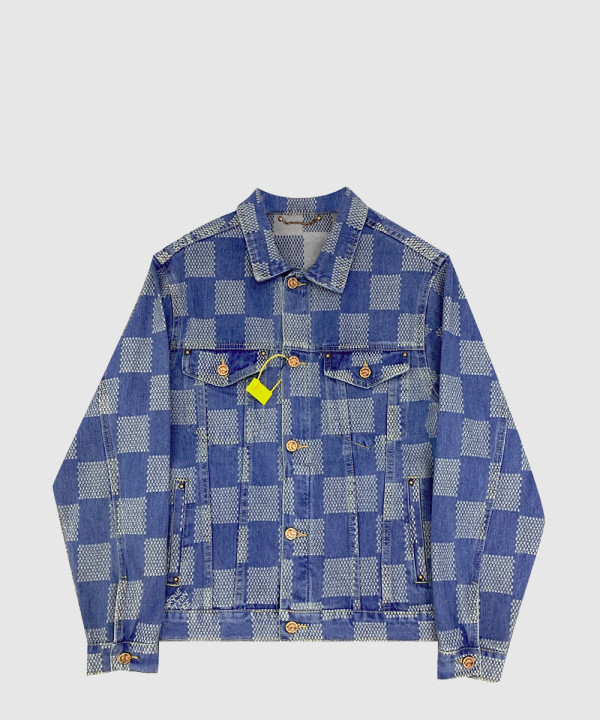 루이비통 로고 쇼트 코트