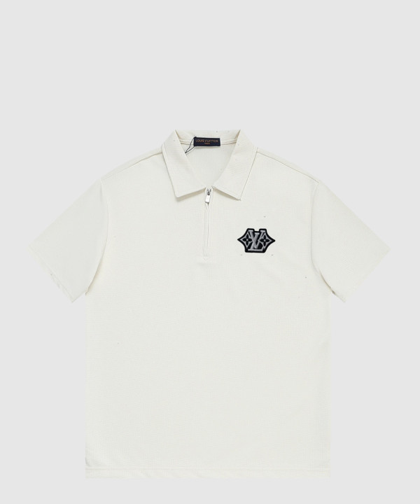 루이비통 로고 프린트 반팔