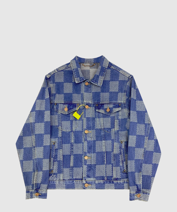 루이비통 로고 쇼트 코트