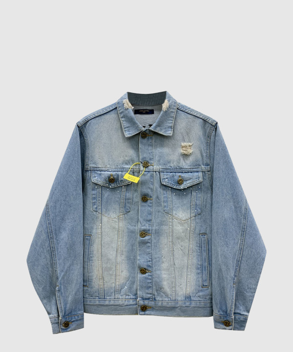 루이비통 로고 쇼트 코트