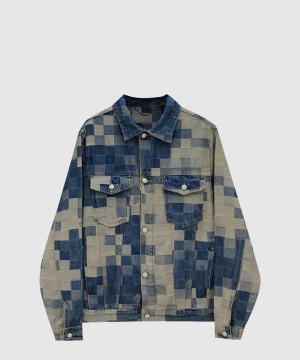 루이비통 로고 쇼트 코트