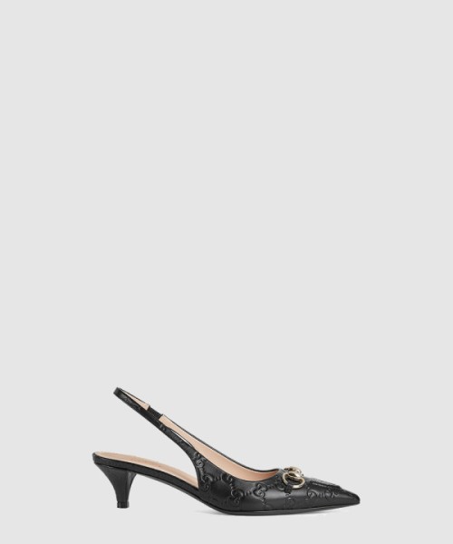 구찌 홀스빗 슬링백 펌프스 782407