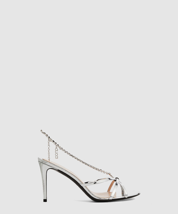 구찌 크리스탈 체인 샌들 794313