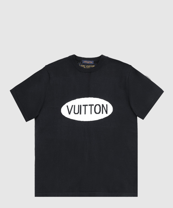 루이비통 로고 프린트 반팔