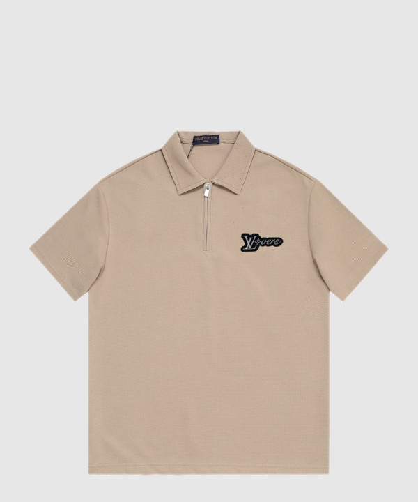 루이비통 로고 프린트 반팔