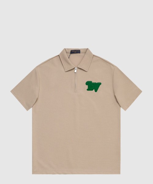 루이비통 로고 프린트 반팔