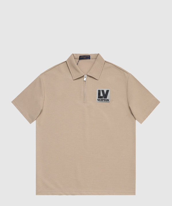 루이비통 로고 프린트 반팔