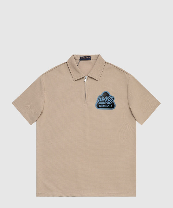 루이비통 로고 프린트 반팔