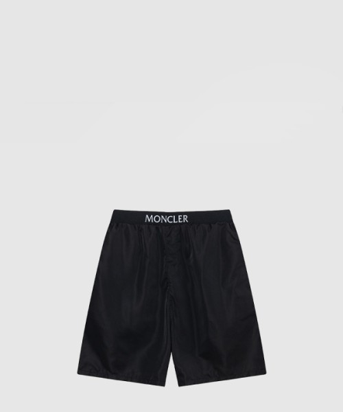 몽클레어 로고 반바지