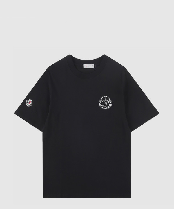 몽클레어 로고 프린트 반팔