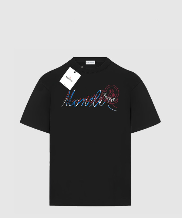 몽클레어 로고 프린트 반팔