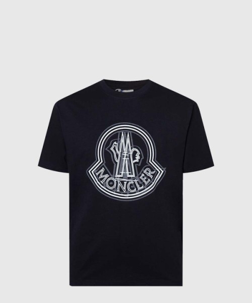 몽클레어 로고 프린트 반팔