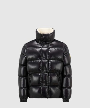 몽클레어 로고 쇼트 패딩