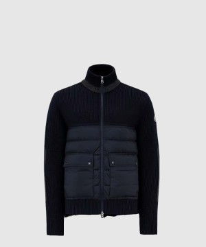 몽클레어 아우터 울 패딩 카디건 집업