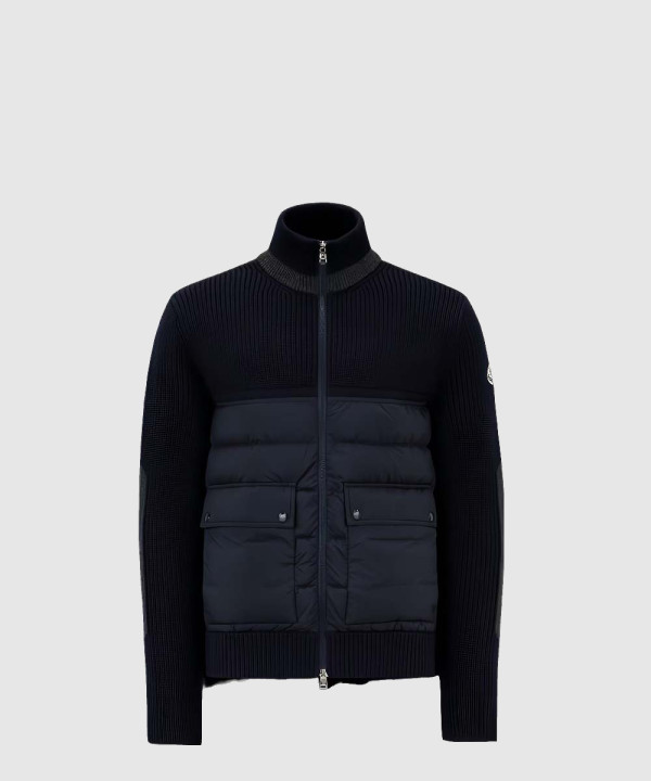 몽클레어 아우터 울 패딩 카디건 집업