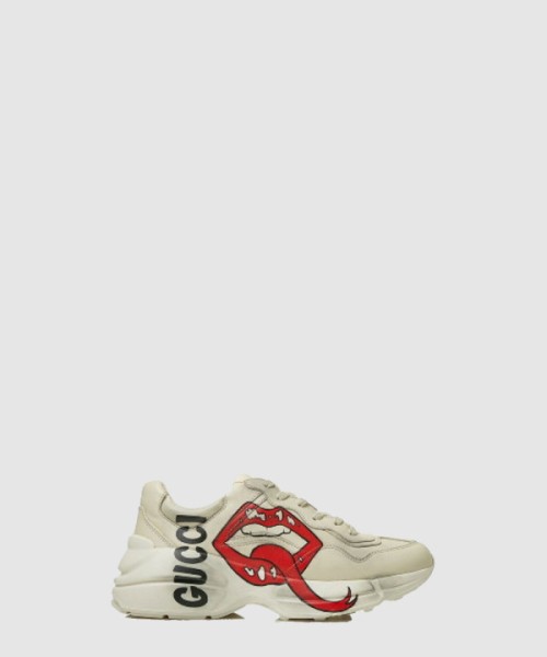 구찌 라이톤 더티 입술 스니커즈 552089