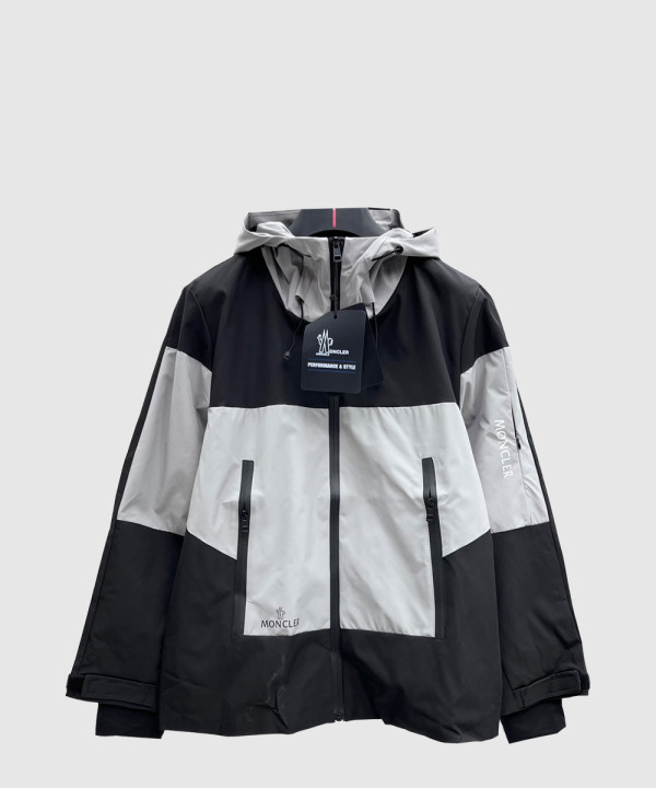 몽클레어 로고 집업 자켓